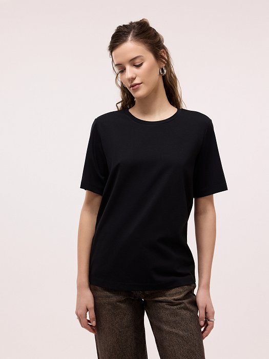 Базовая футболка из вискозы: фото №4