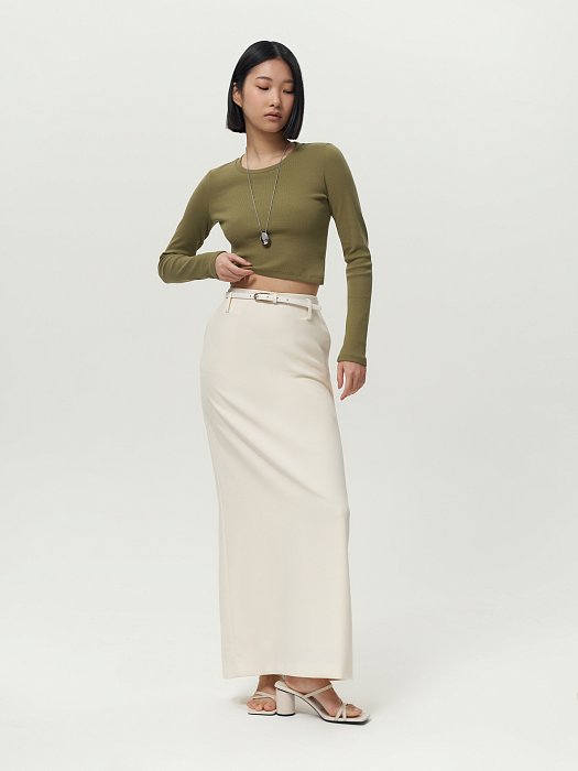 Укороченный лонгслив из хлопка : фото №2