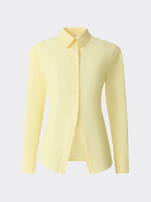 Приталенная рубашка из вискозы: фото №8