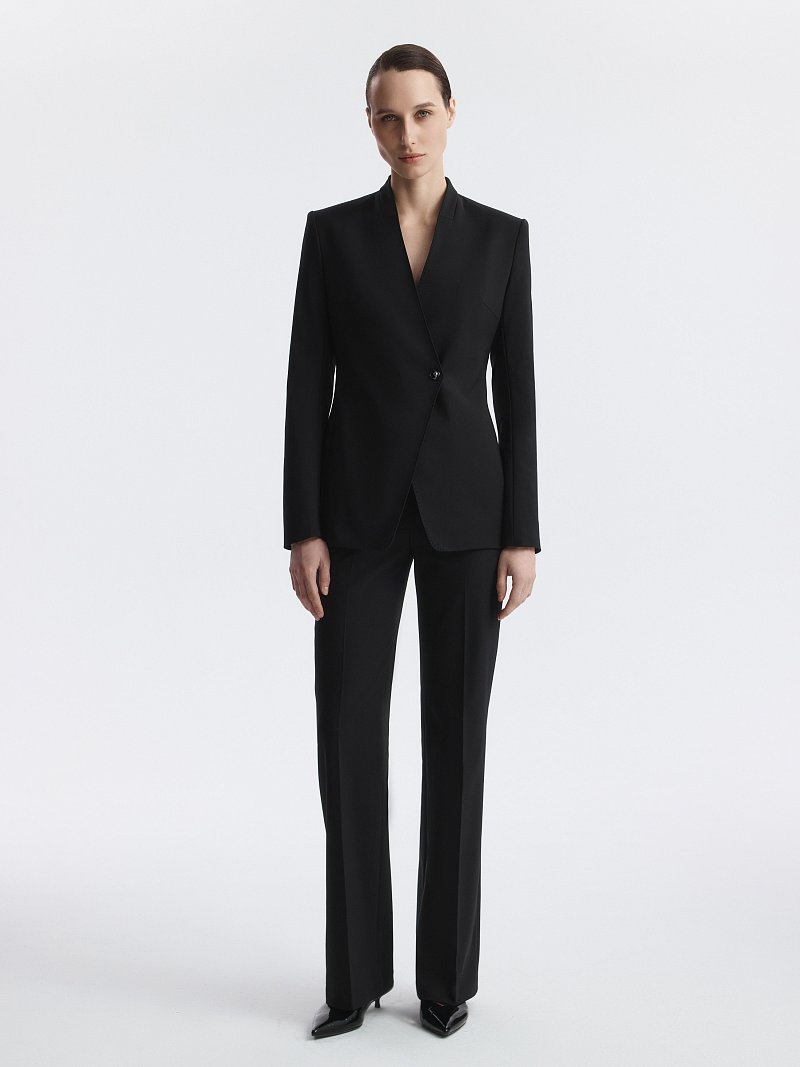 Асимметричный жакет из хлопка (Р158)