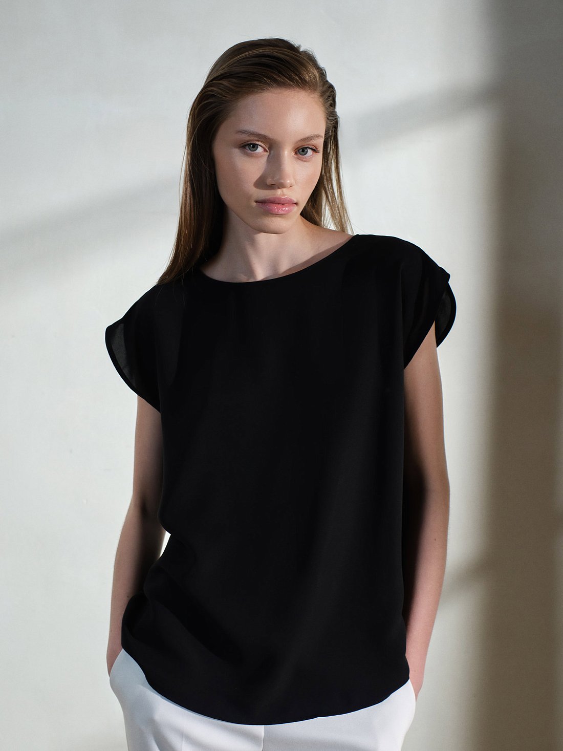 Топ из струящейся ткани: фото №1