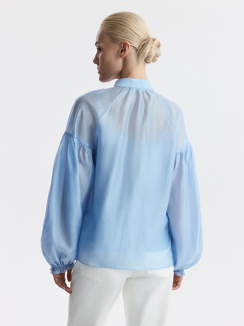 Свободная блуза из тенселя