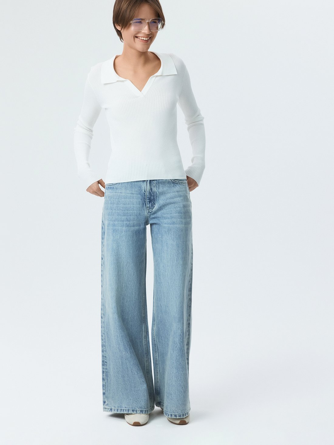 Джинсы широкого кроя: фото №1