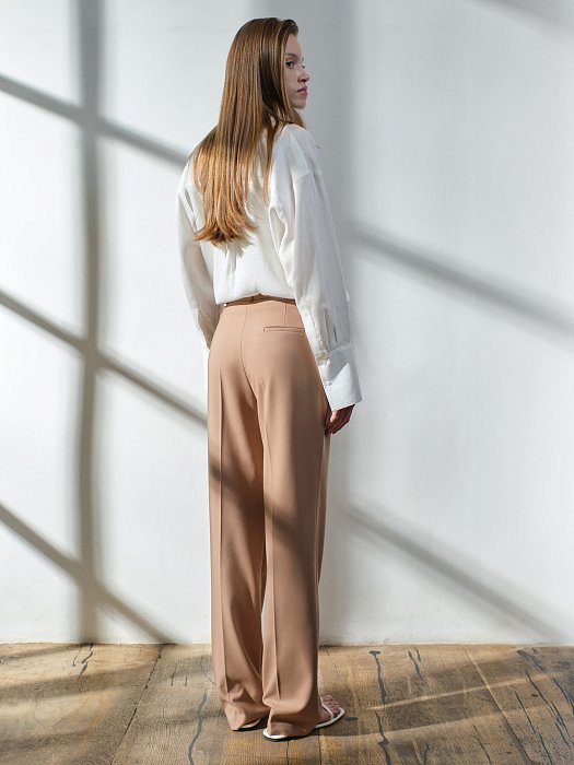 Удлиненные брюки со стрелками: фото №4