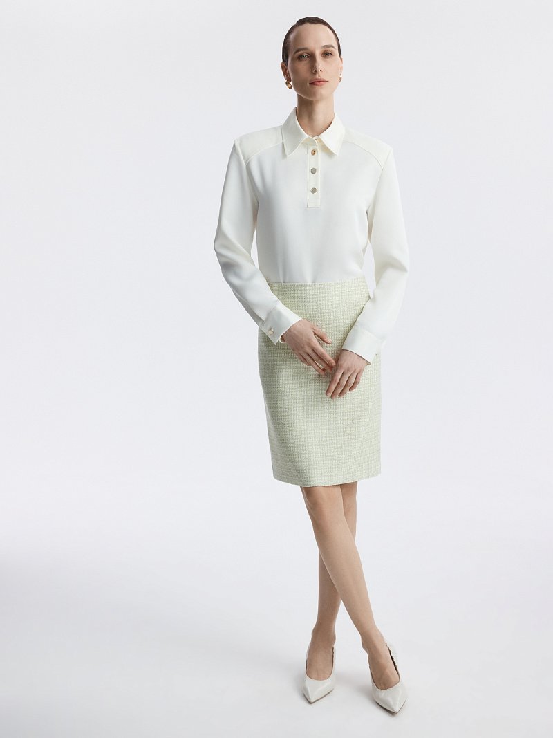 Мини-юбка из твида