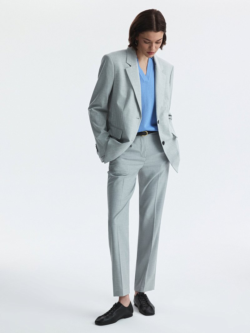 Вязаное поло из вискозы