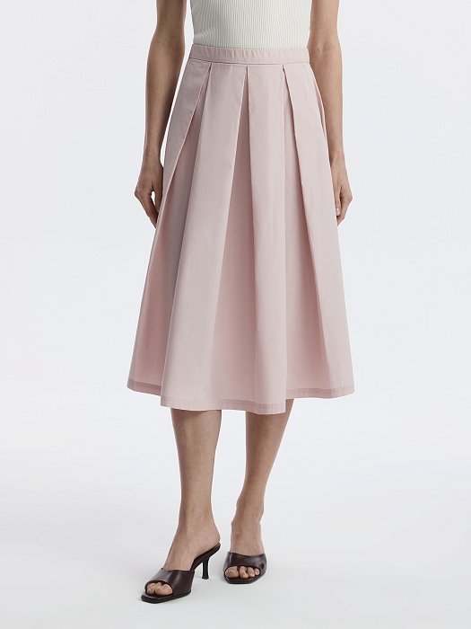 Юбка в складку из хлопка: фото №3