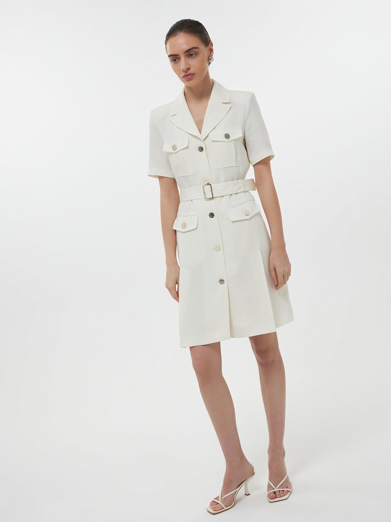 Платье-сафари с поясом