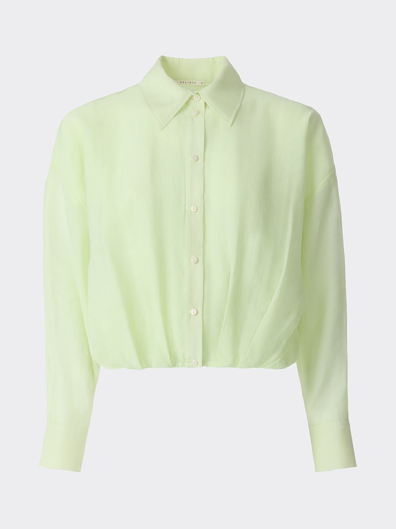 Укороченная блуза из лиоцелла