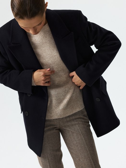 Полупальто со съемным капюшоном: фото №2