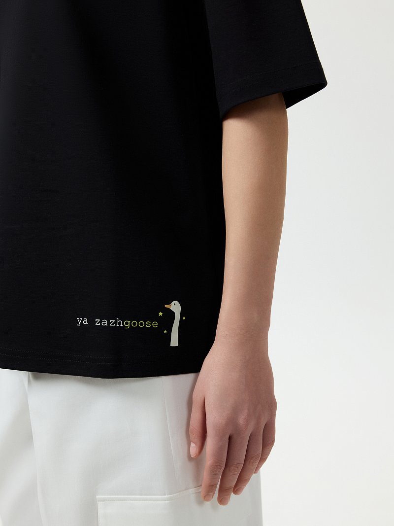 Футболка из 100% хлопка с надписью