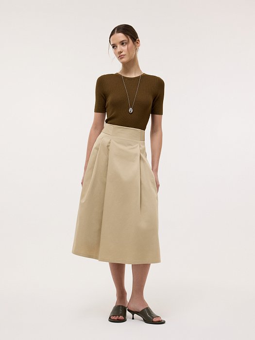 Юбка с акцентным поясом: фото №2