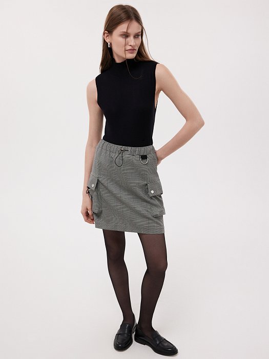 Юбка-карго с шерстью: фото №2