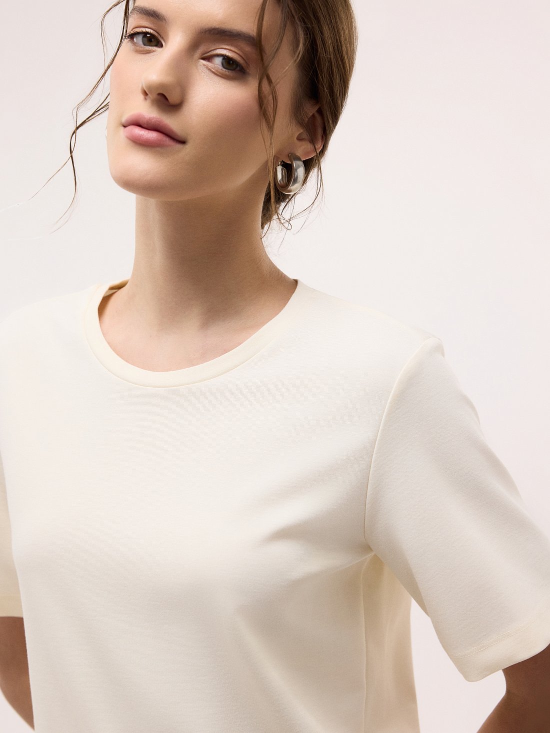 Базовая футболка из вискозы: фото №1