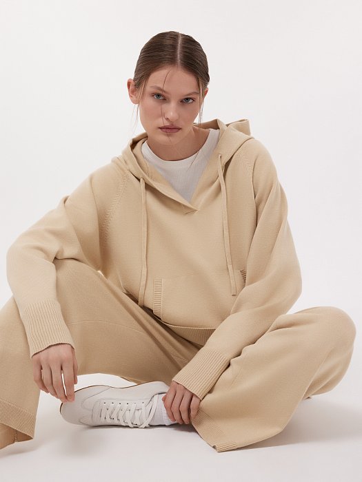 Вязаное худи: фото №2