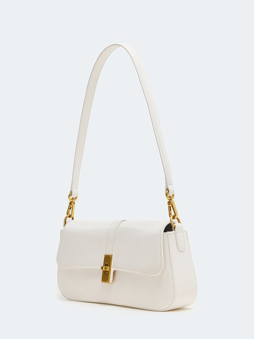 Сумка-багет из натуральной кожи: фото №3