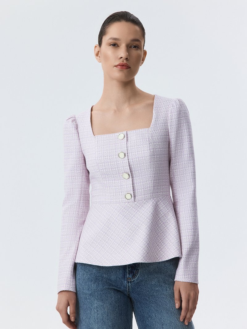 Блуза из твида