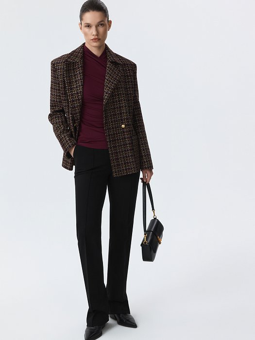 Классические брюки из трикотажа: фото №6