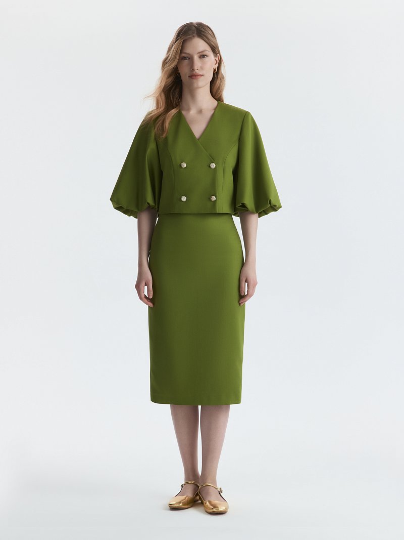 Классическая юбка-миди