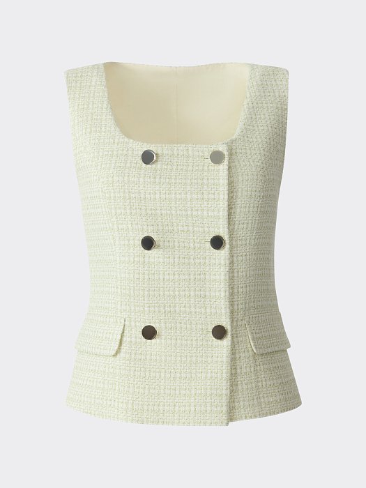 Жилет из твида: фото №7