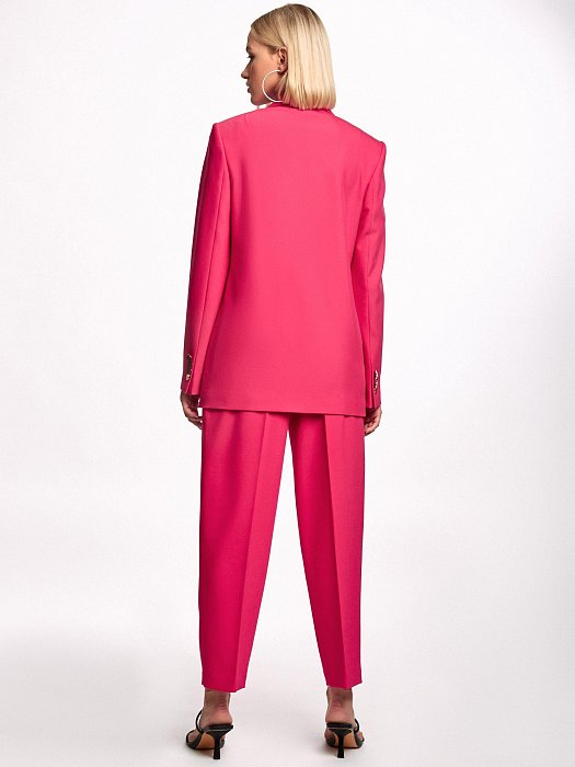 Двубортный прямой жакет: фото №3