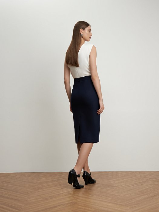 Юбка-карандаш с высокой посадкой: фото №5