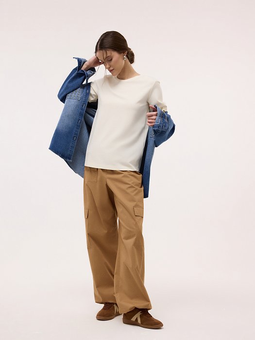 Базовая футболка из вискозы: фото №3