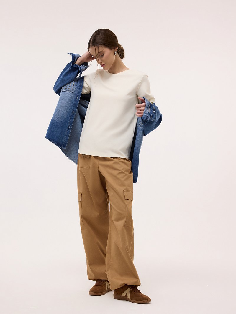 Базовая футболка из вискозы