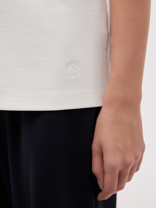 Базовая футболка из вискозы: фото №3