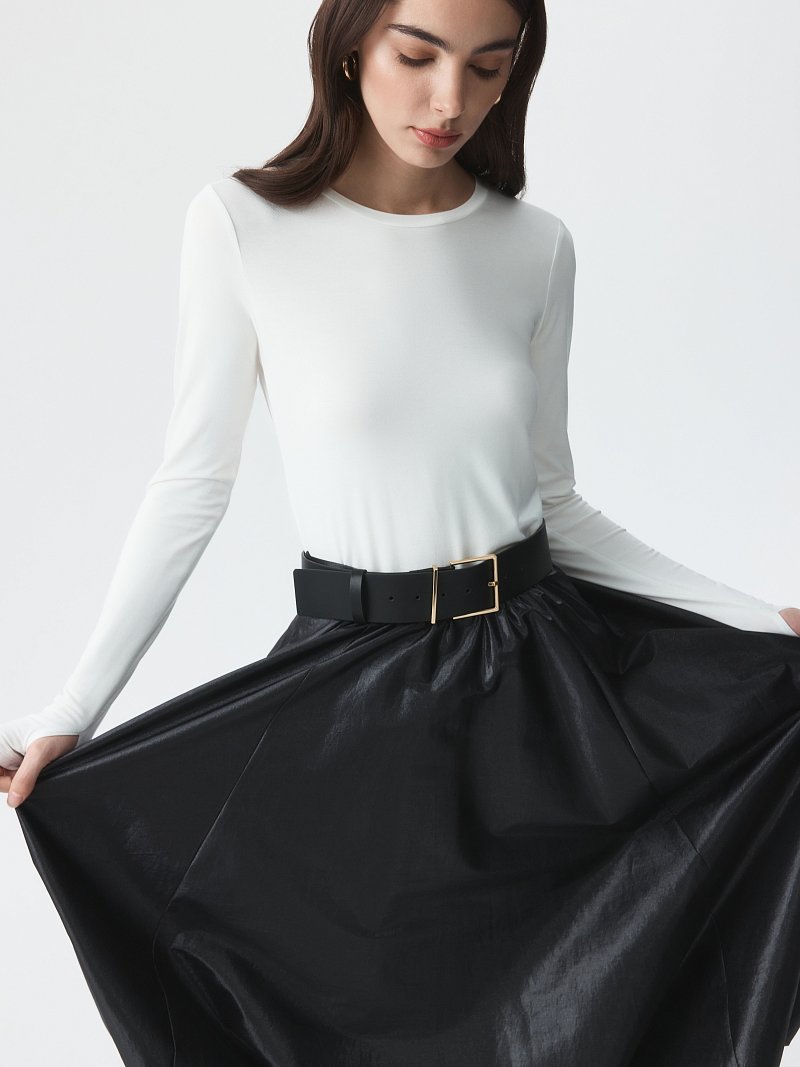 Юбка-баллон с блеском