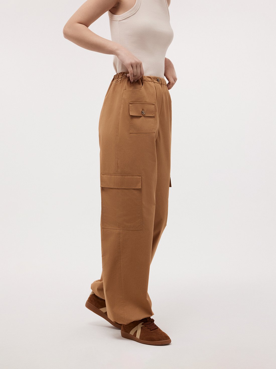 Брюки-карго из хлопка: фото №1