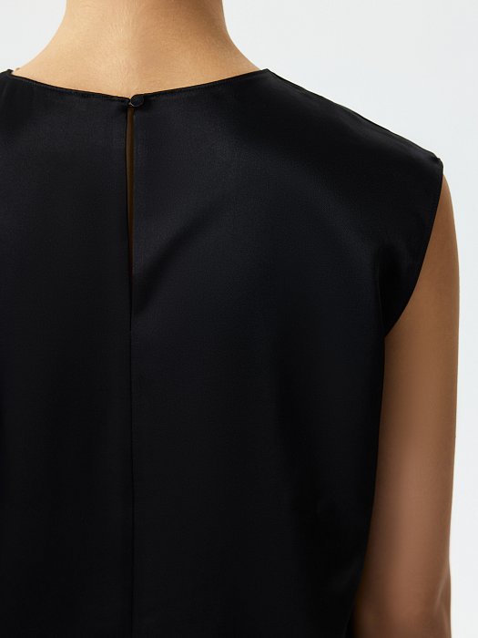 Топ из атласной ткани: фото №3