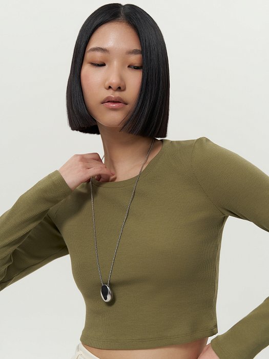 Укороченный лонгслив из хлопка : фото №4