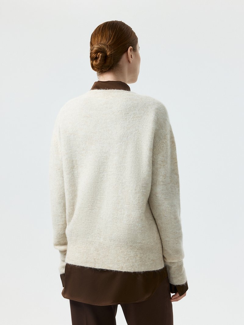 Джемпер с шерстью альпака