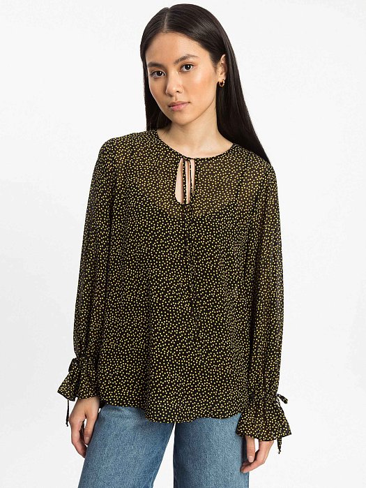 Свободная блуза из шифона: фото №2