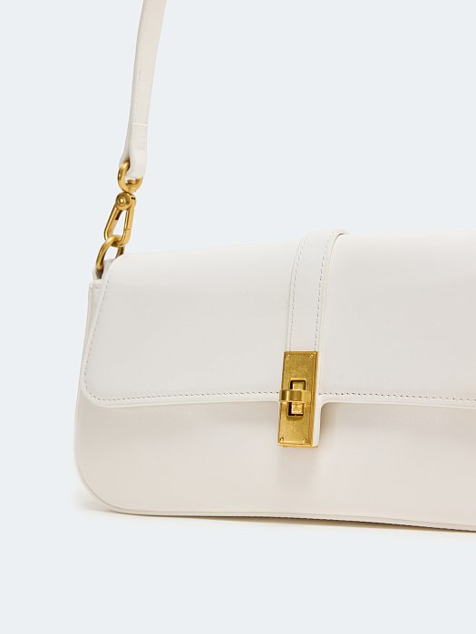 Сумка-багет из натуральной кожи: фото №2