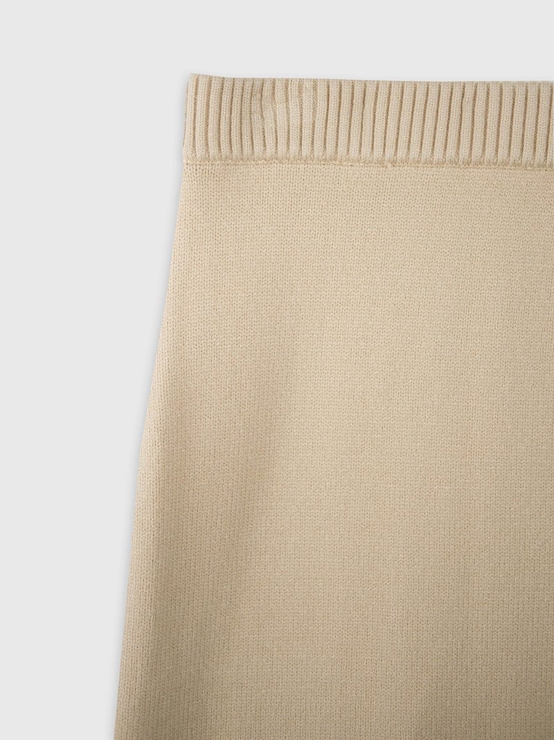 Юбка-миди из вязаного трикотажа
