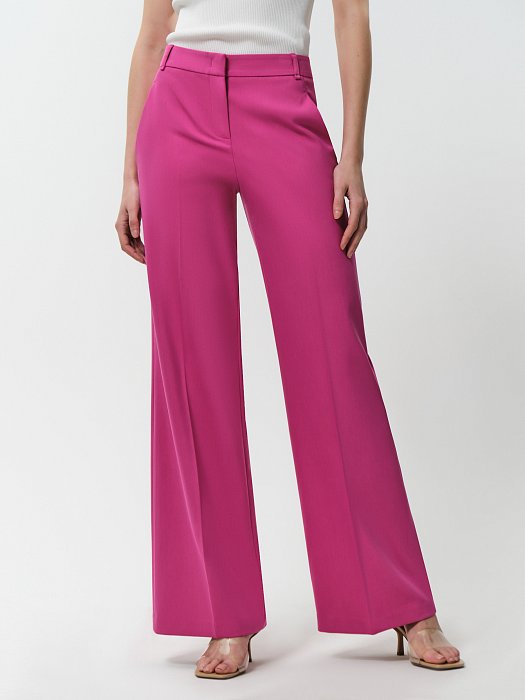 Прямые брюки из костюмной ткани: фото №2