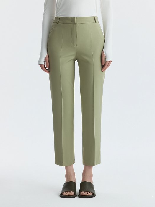 Укороченные брюки из вискозы: фото №2