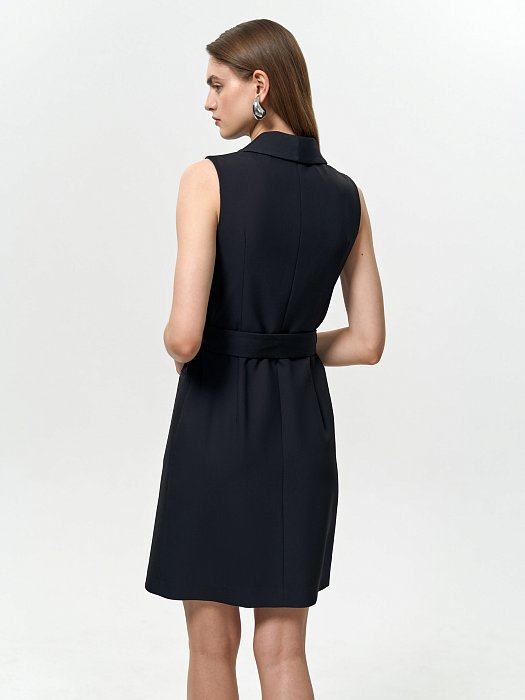 Платье-жилет с поясом: фото №6