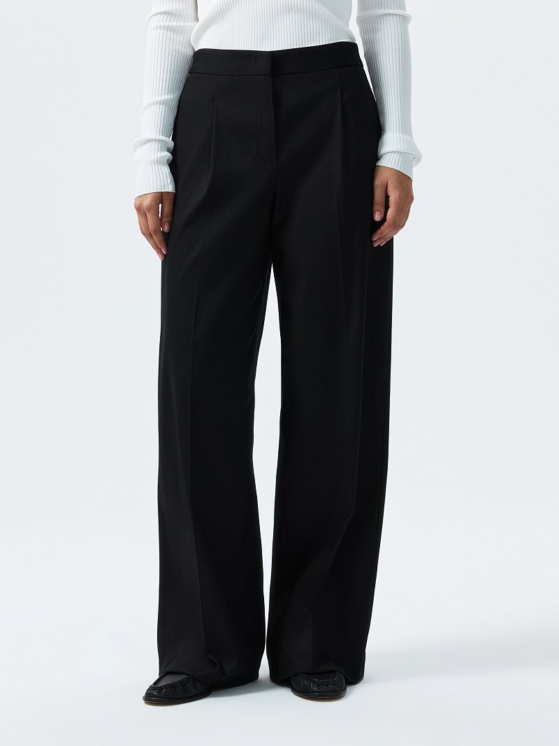 Широкие брюки со стрелками