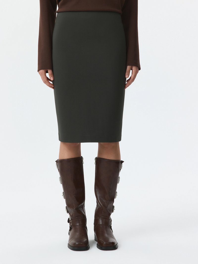 Юбка-карандаш из трикотажа