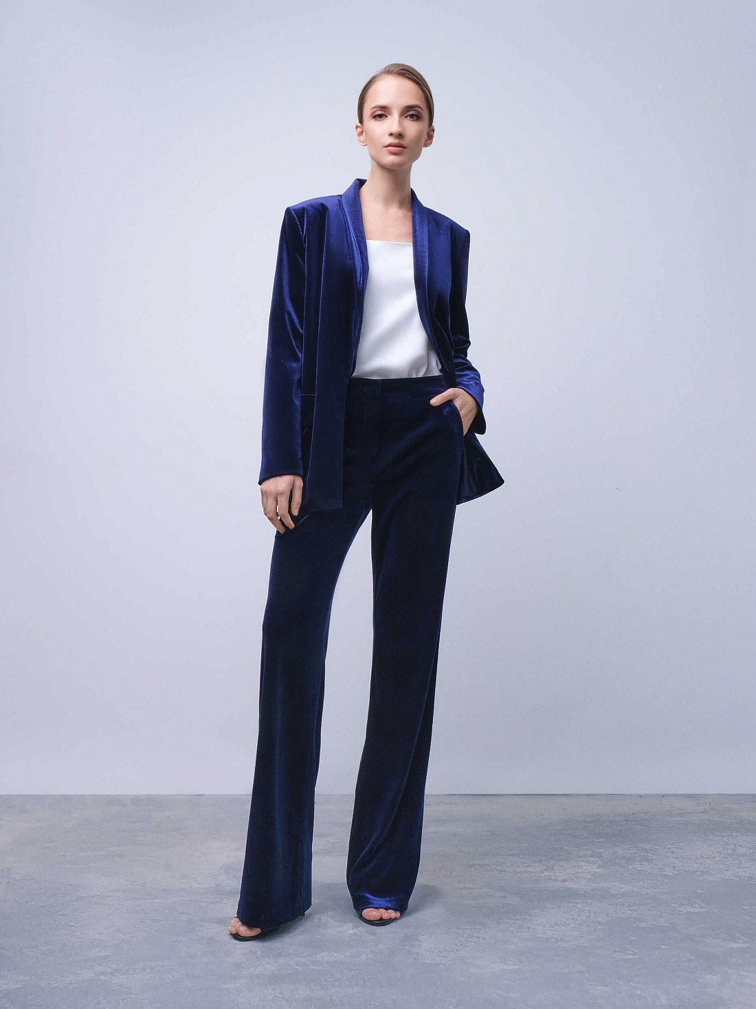 Жакет из бархатной ткани: фото №1