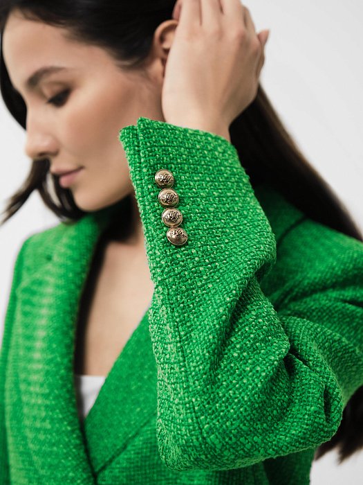 Жакет из фактурной ткани: фото №7