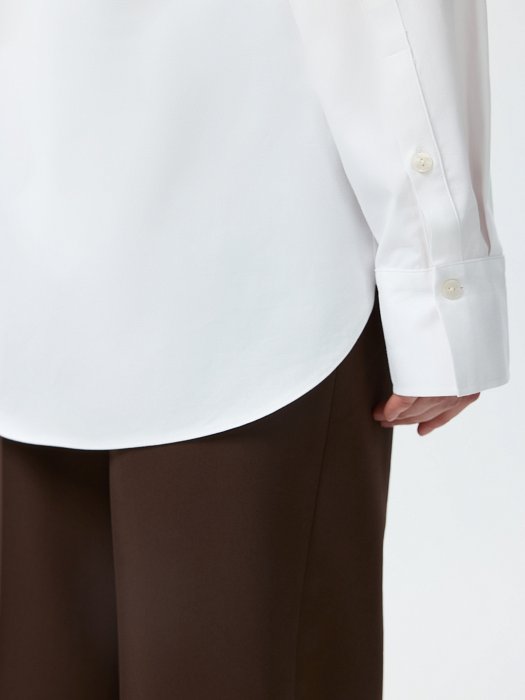 Рубашка оверсайз из хлопка: фото №3