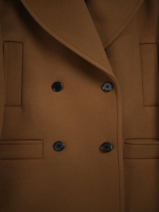 Пальто оверсайз шерстяное: фото №9
