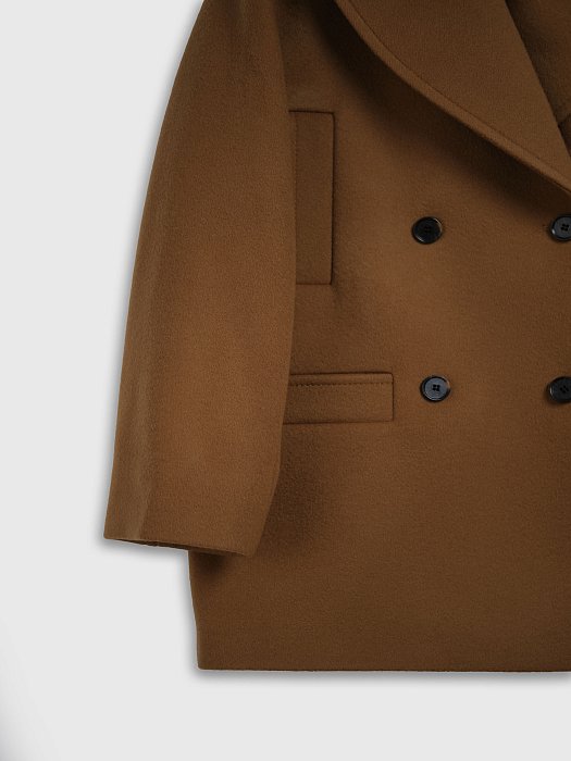 Пальто оверсайз шерстяное: фото №8