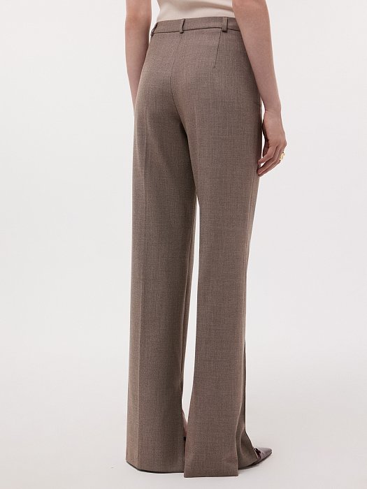 Прямые брюки с разрезами: фото №4