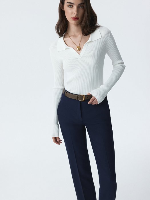 Зауженные брюки со стрелками: фото №5