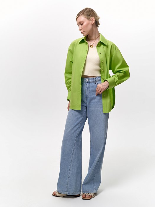 Рубашка с асимметричным низом: фото №6